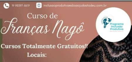 Cursos gratuitos de Trança em cidade da região: confira como se inscrever