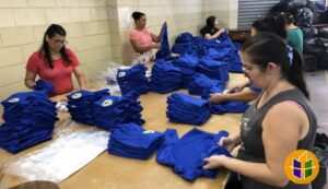 Produção de uniformes escolares de inverno em Hortolândia já estão a todo vapor