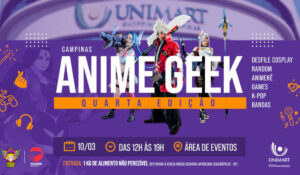 Anime Geek retorna com novidades para sua quarta edição em Campinas
