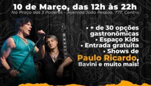 Show gratuito de Paulo Ricardo acontece no próximo domingo em Nova Odessa