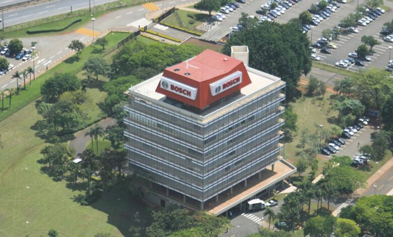 Foto da Bosch Campinas vista de cima