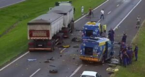 Tentativa de assalto a carros-fortes termina em troca de tiros na Rodovia Washington Luís