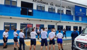 Capacitação de novos guardas municipais de Hortolândia sobre primeiros socorros