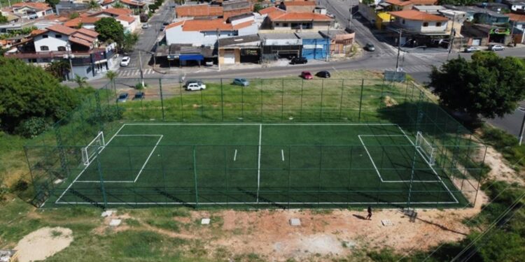 novo campo de futebol society