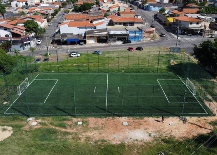 novo campo de futebol society