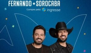Show de Fernando e Sorocaba acontecerá em breve, em Campinas: saiba mais