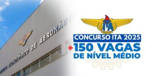ITA abre concurso para ensino médio com salários de até R$ 8.245