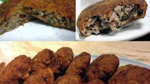 Receita de bolinho de carne com creme de cebola