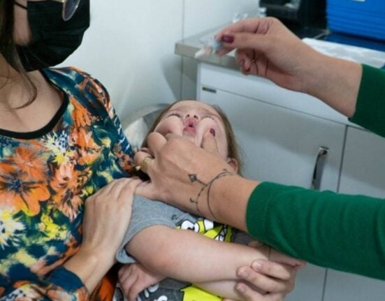 vacinação contra a Poliomielite em Hortolândia