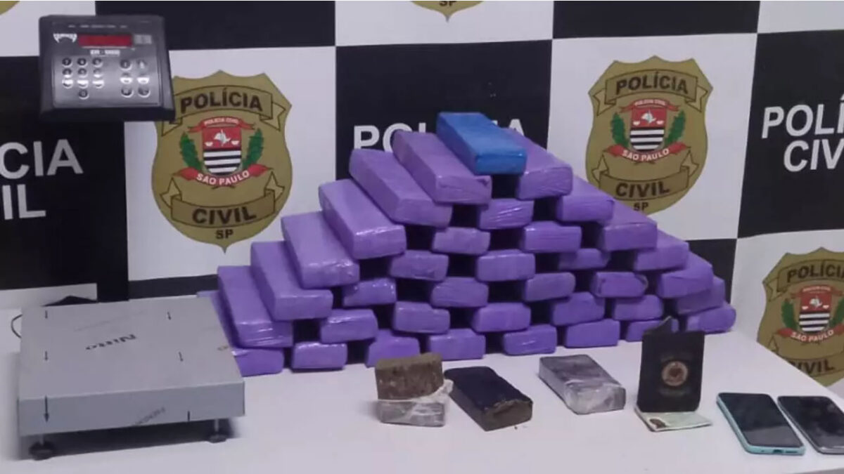 Polícia apreende 30 kg de maconha em Hortolândia