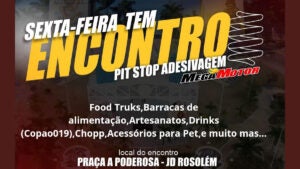 Feira na Poderosa vai ter exposição de carros e Food Trucks nesta sexta (16/08)