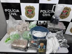 Dupla é presa com 12 kg de drogas em esconderijo no Jardim Amanda