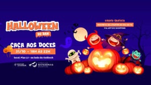 Caça os doces, monstros e oficinas lúdicas no Halloween do Shopping Parque das Bandeiras