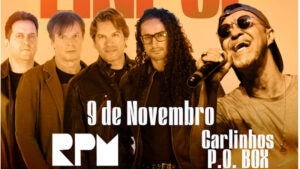 RPM em Hortolândia, a lenda do rock nacional se apresenta no dia 9 de novembro