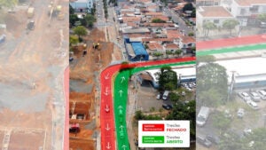 Alteração nas rotas de ônibus em Hortolândia devido à construção de viaduto