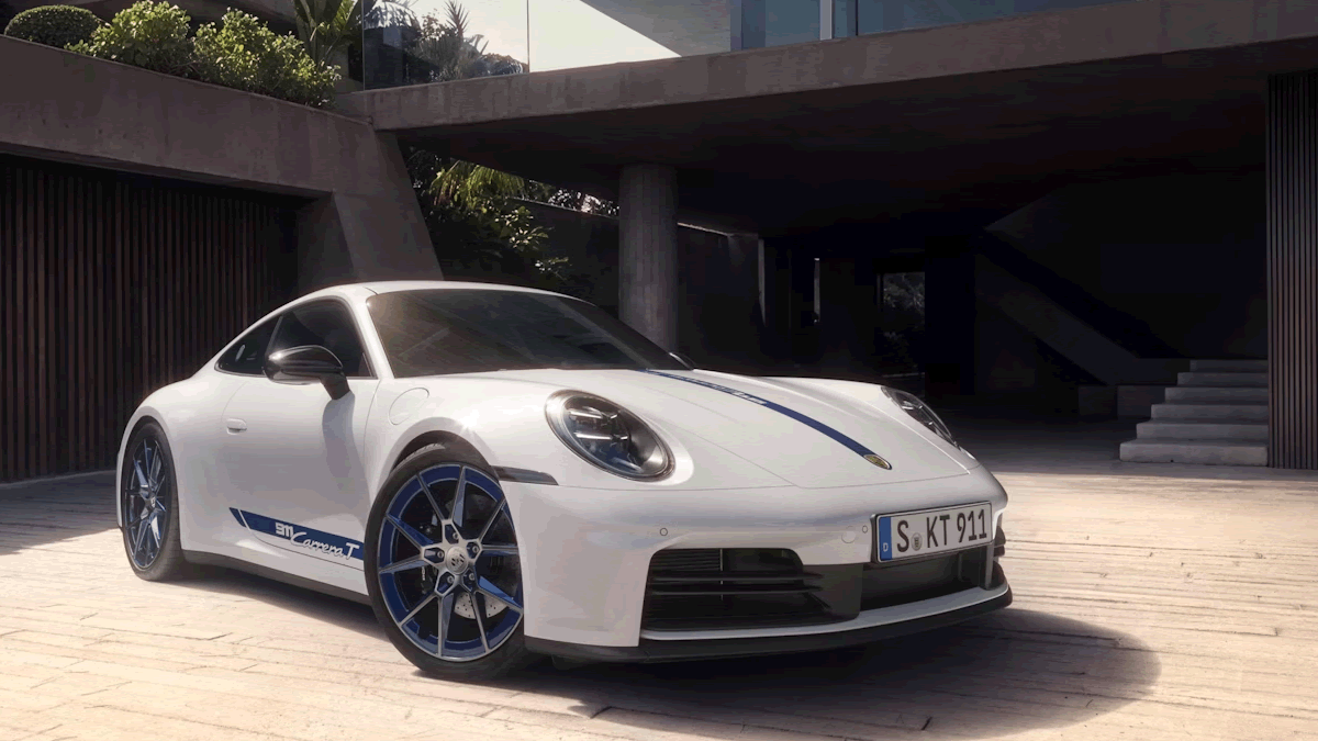 Porsche 911 Carrera T: leveza e performance para pma experiência de condução pura