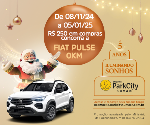 Promoção de Natal Shopping ParkCity Sumaré