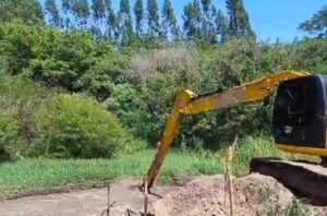 Área verde próxima do IFSP recebe ação preventiva antienchente