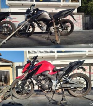 Dupla é presa em flagrante com carga de pneus e motos furtadas em Sumaré