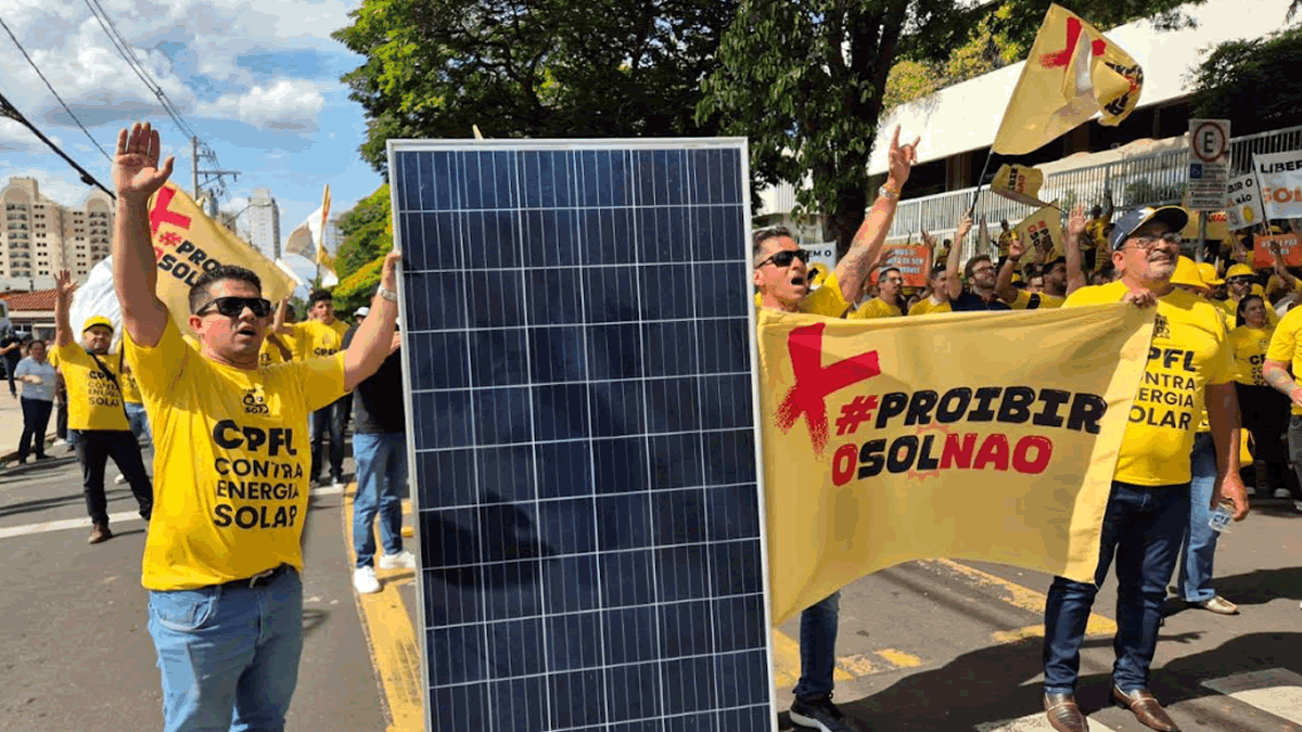 Empresas e usuários de energia solar que pedem fim das recorrentes negativas de  conexões da energia limpa à CPFL