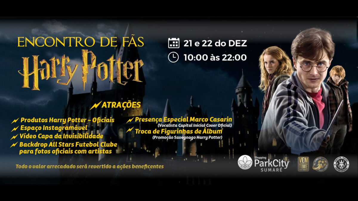 Encontro de Fãs Harry Potter movimenta Shopping ParkCity Sumaré