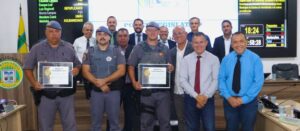 Câmara homenageia Polícia Militar por ação exemplar no Jardim Rosolém
