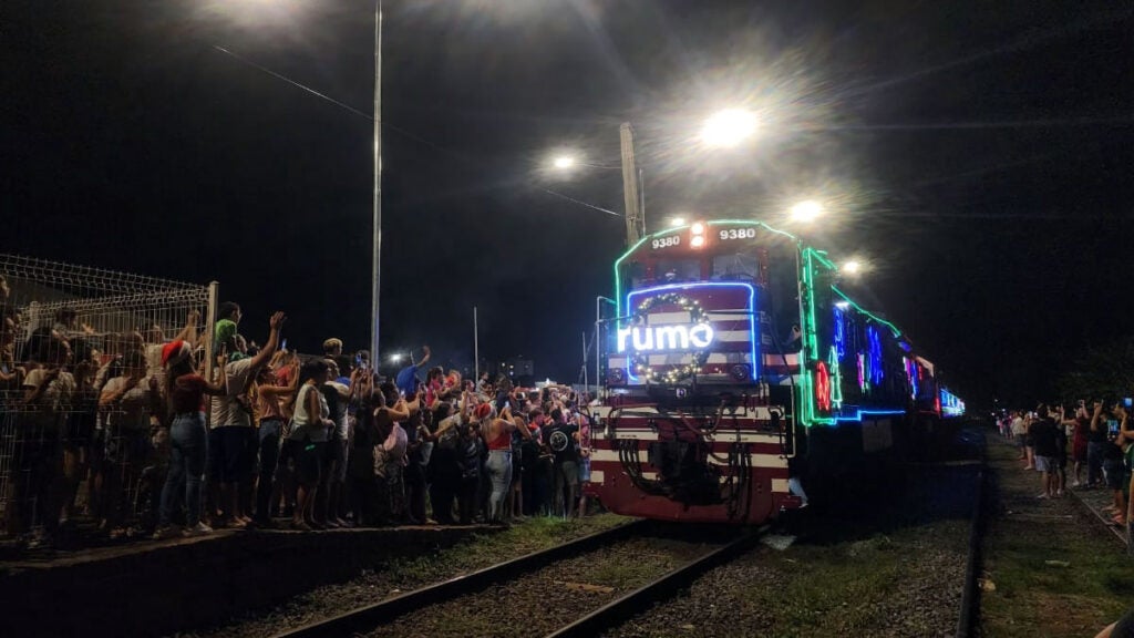 Trem Iluminado de Natal