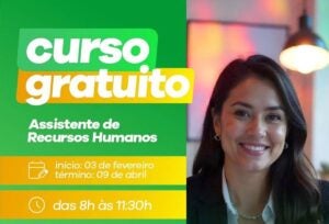 Inscrições abertas para curso gratuito de assistente de RH