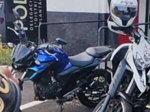 Menor é apreendido após furtar motocicleta