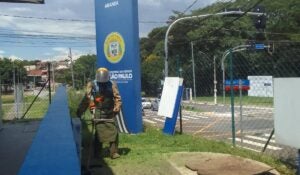 Limpeza em 4 unidades de saúde de Hortolândia