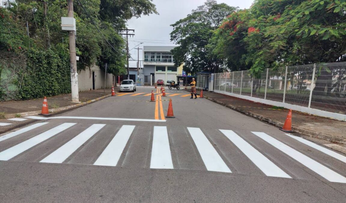 sinalização de solo