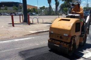 Operação Tapa-Buraco chega ao Parque Orestes Ôngaro