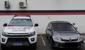 Polícia recupera veículo roubado e prende foragido em Hortolândia