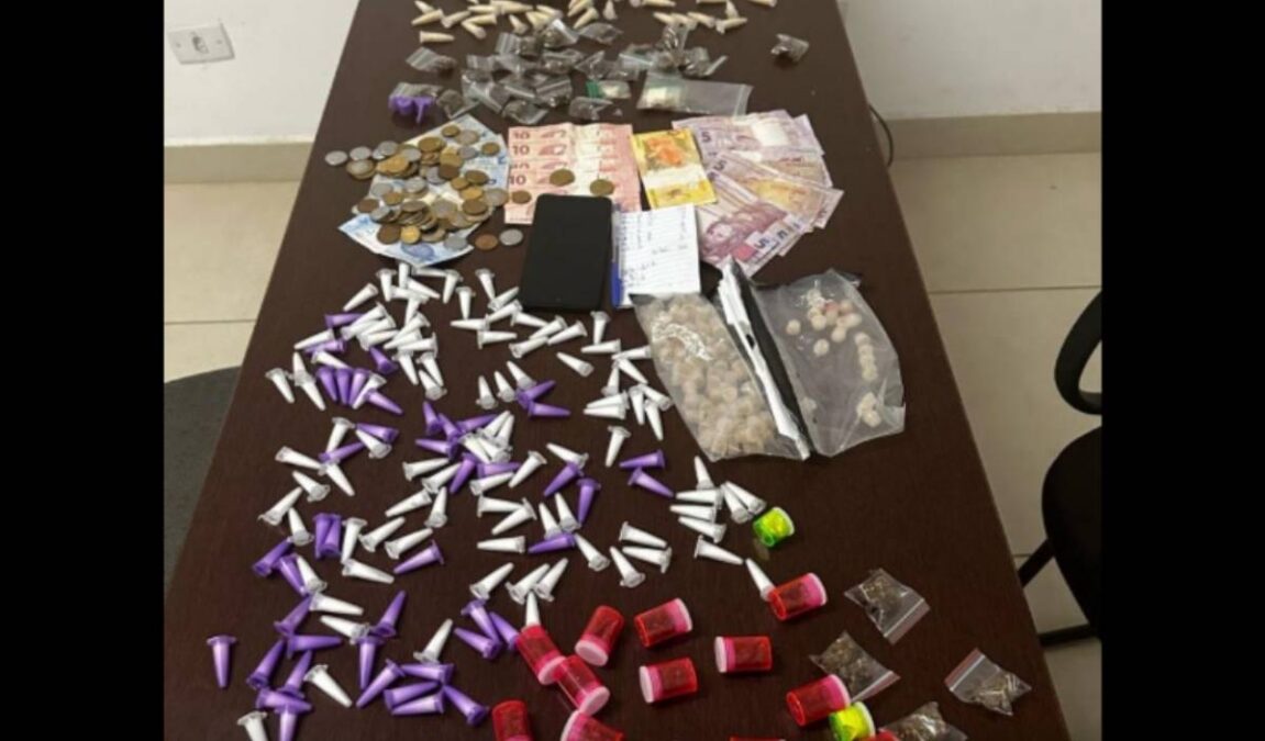 preso por tráfico de drogas