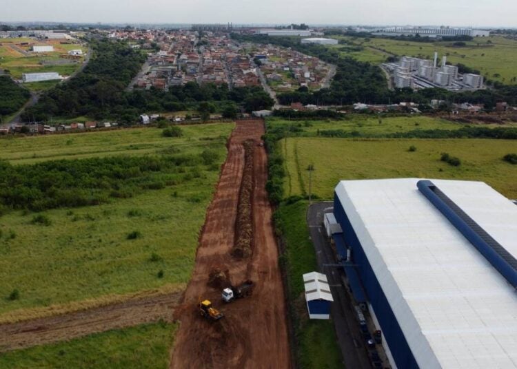 Construção de novo viário em Hortolândia