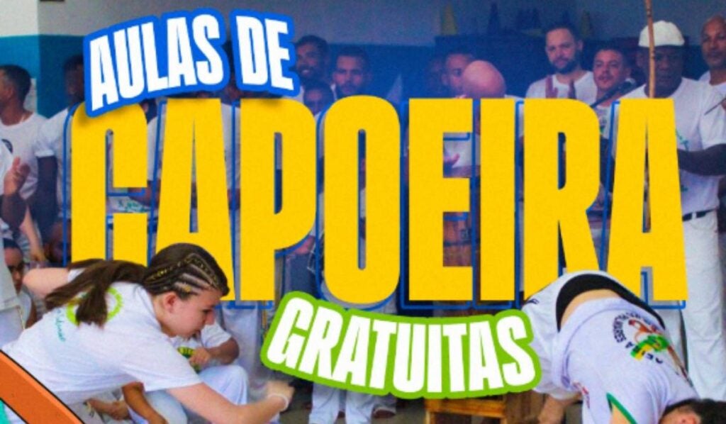 aulas gratuitas de capoeira
