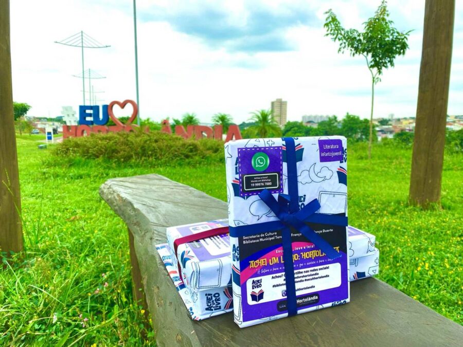 “Achei Um Livro”: Projeto da Biblioteca de Hortolândia acontece no Lago da Fé