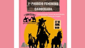 Passeio feminino Cabocrada reúne cavaleiras em Hortolândia