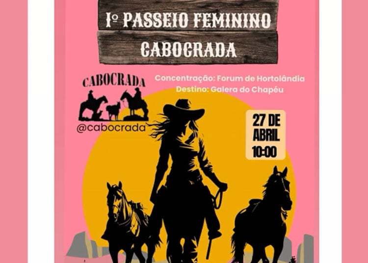 Passeio feminino Cabocrada reúne cavaleiras em Hortolândia