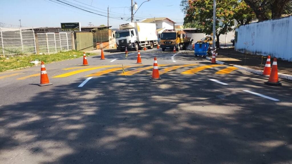 sinalização de solo