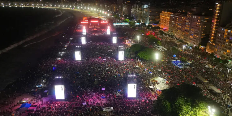 Show de Lady Gaga Copacabana