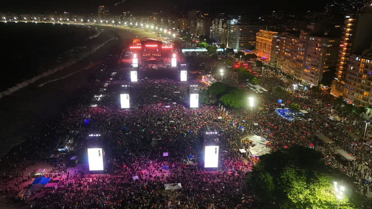 Show de Lady Gaga Copacabana