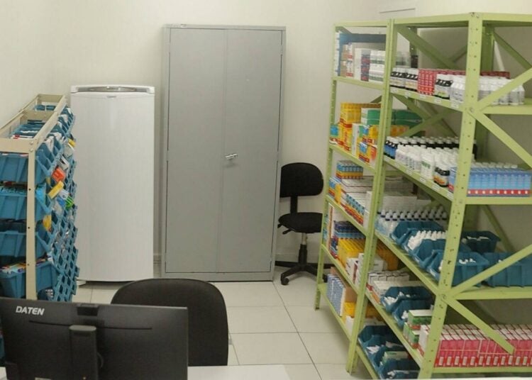 farmácia da UBS Santa Esmeralda