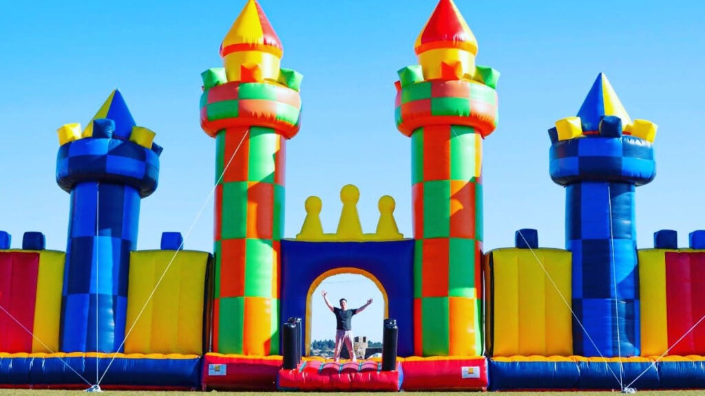 inflável gigante