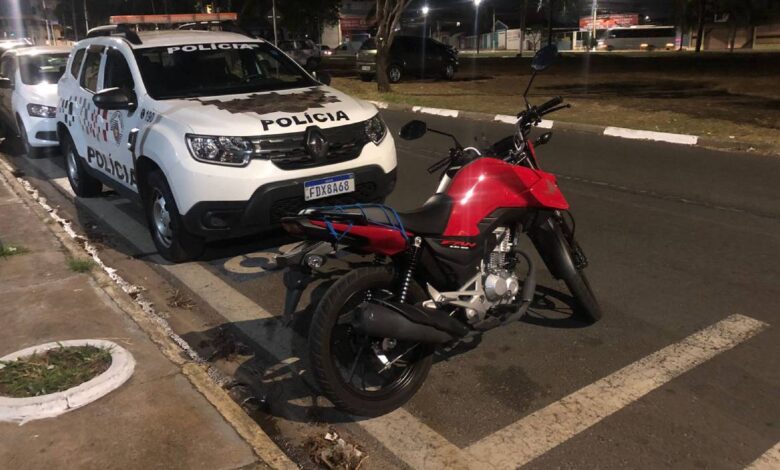 moto roubada em Hortolândia
