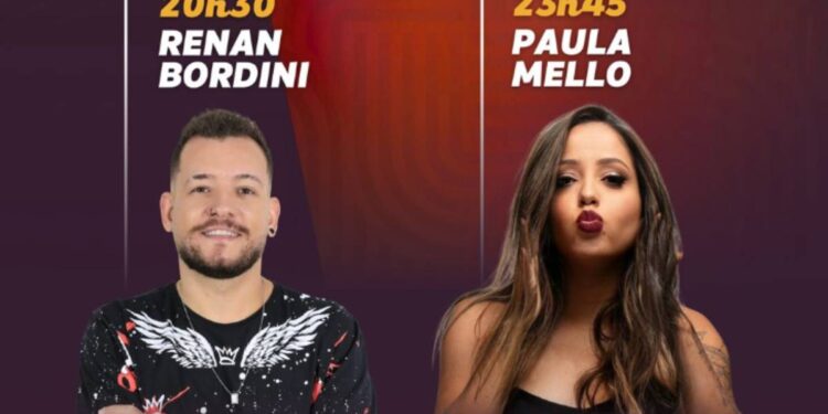 Renan Bordini e Paula Mello