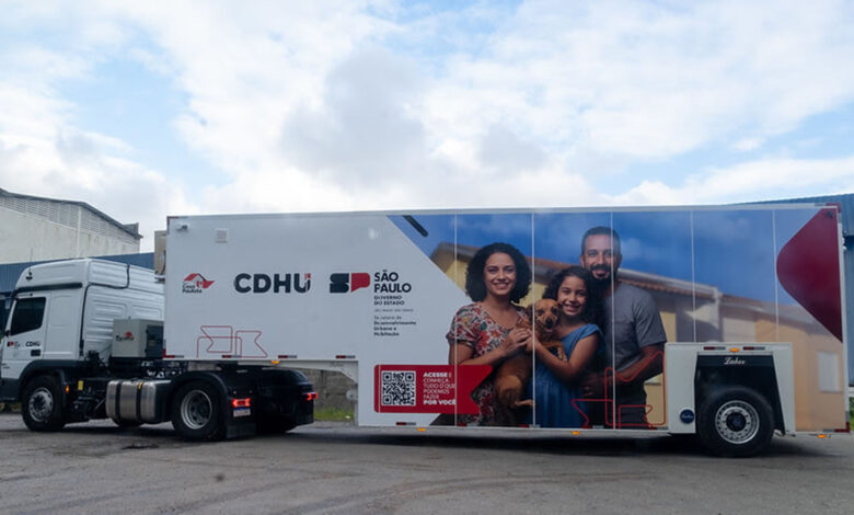 Carreta da CDHU