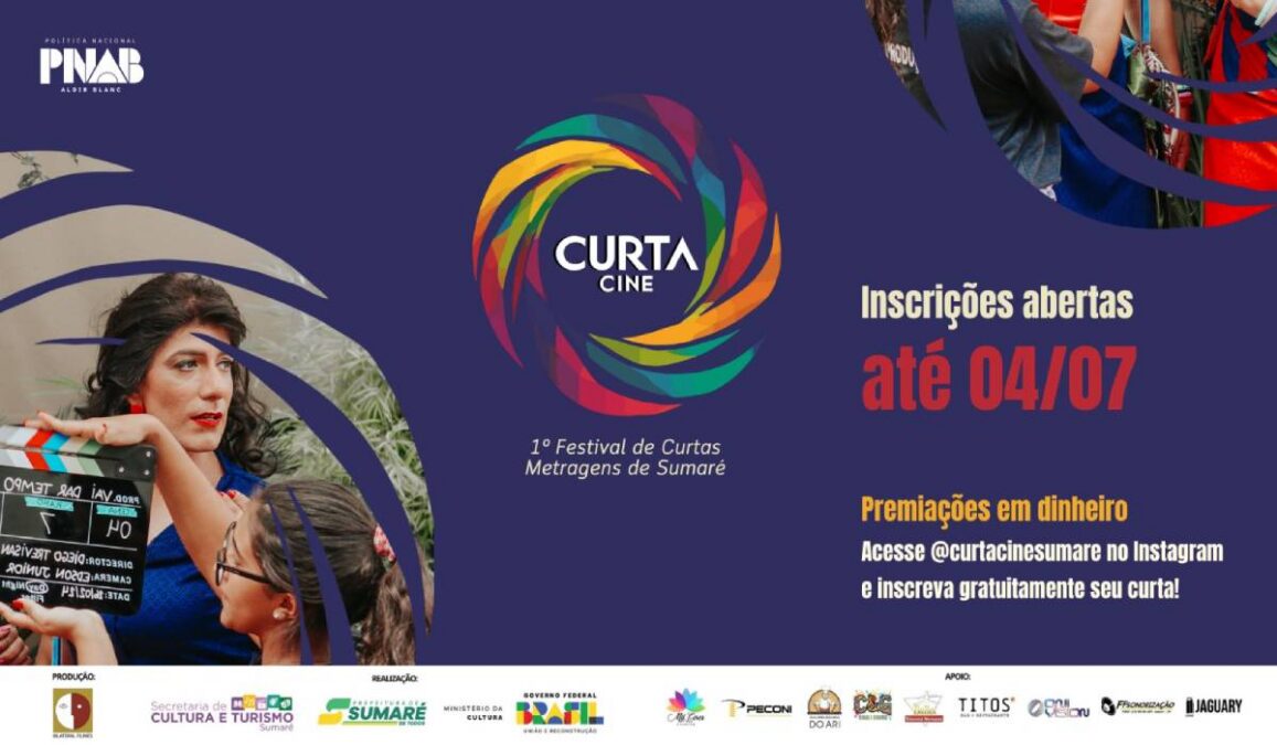 Festival de cinema de Sumaré abre inscrições gratuitas