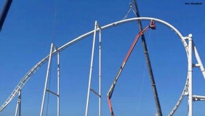 No Brasil: montanha-russa mais alta da América Latina começa a tomar forma no Cacau Park em Itu