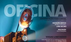Inscrições abertas para a ‘Oficina de Interpretação para Cinema’ em Sumaré